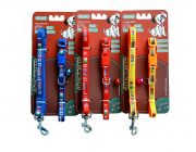 Ошейник с поводком 15мм*122см+40см (нейлон) (1959)