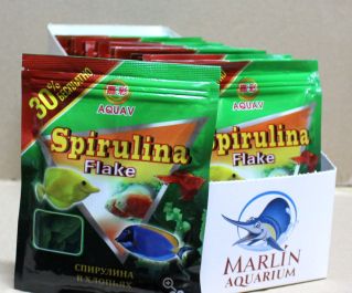 AQUAV Spirulina Flake (Спирулина в хлопьях )