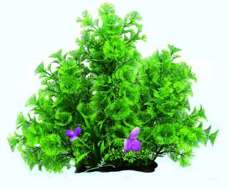 Искусственное растение 40см с сиреневыми цветами (YM-8080)