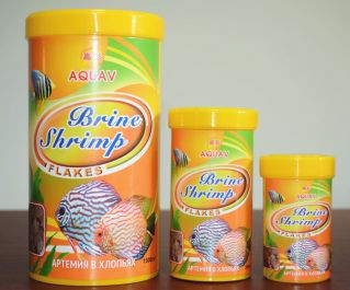 AQUAV Brine Shrimp Flakes (Артемия в хлопьях )
