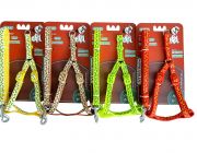 Шлейка с поводком 15мм*122см+40см/61см (нейлон) (1863)