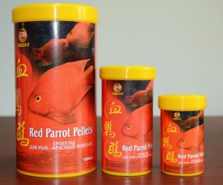 AQUAV Red Parrot Pellets (Гранулы для рыб «Красный попугай»)