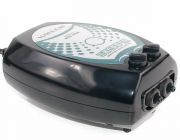 HAILEA Бесшумный мембранный компрессор для аквариума 270л/ч*2 (с регулятором потока, 2 канала) (ACO-6604)