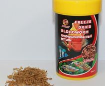 AQUAV Freeze Dried Bloodworm (Лиофилизированный мотыль) Баночка 100мл (FDBL-100)