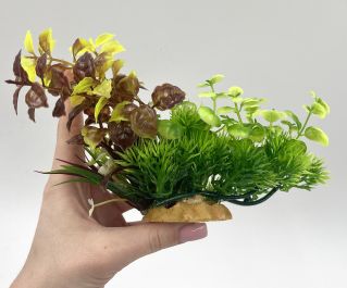 Искусственное растение для аквариума 20*10*15см (YS-30501)