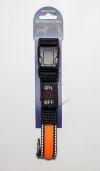 Светящийся ошейник с USB-зарядкой (оранжевый) 2.5см*41-51см купить