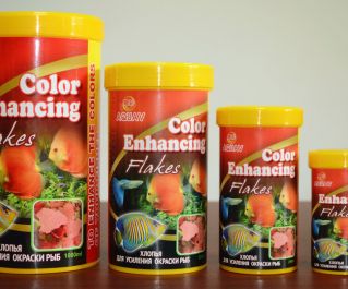 AQUAV Color Enhancing Flakes (Хлопья для усиления окраски рыб)