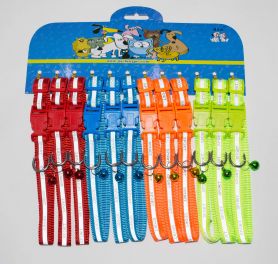 Светоотражающий ошейник 10мм*30см 12шт/уп (нейлон) (1820)