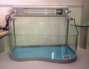 V Акватеррариум (61*33.5*36см) со светильником (59см.36Вт) серебристый (ATA62B/Z-Silver)
