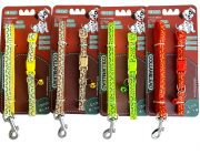 Ошейник с поводком 10мм*122см+30см (нейлон) (1860)