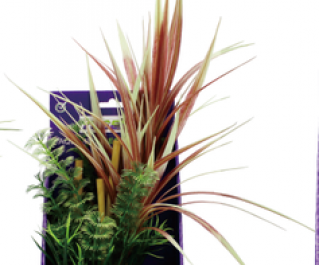 V Искусственное растение с бамбуком 20см в картонной коробке (YS-60510)