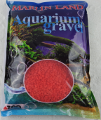 Грунт для аквариума красный 0,4-0,6 см (3кг) (KL0501)
