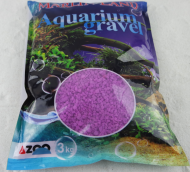 Грунт для аквариума фиолетовый 0,4-0,6см (3кг) (KL0505)
