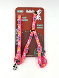 Шлейка с поводком 10мм*122см+30см/40см (нейлон) (1834)