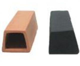 Грот-укрытие керамическое 12.4*5.2*4.2 см (черный) (TW1313B)