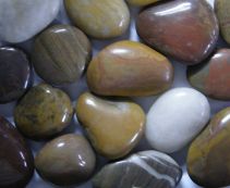 Природные камушки для декора 300г. (в сеточке) (KL0811)