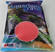 Песок для аквариума красный (3кг) (KL0701)