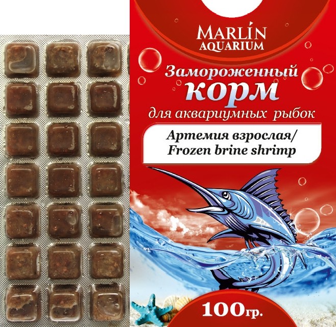 Артемия замороженная купить - Marlin Aquarium